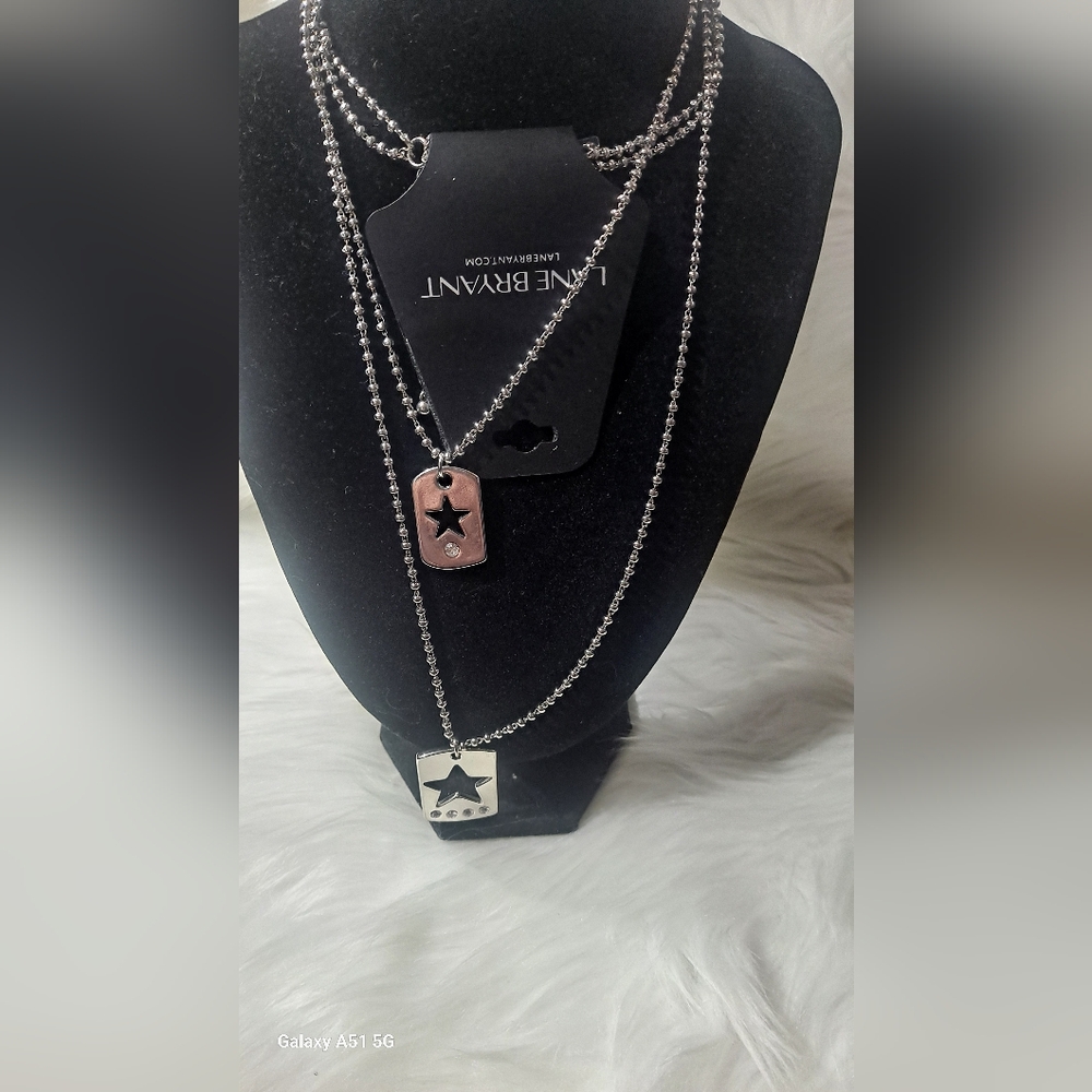 Lane Bryant Silver Pendant Necklaces